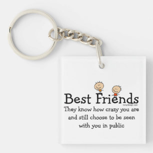 Best Friend Knows Keychain