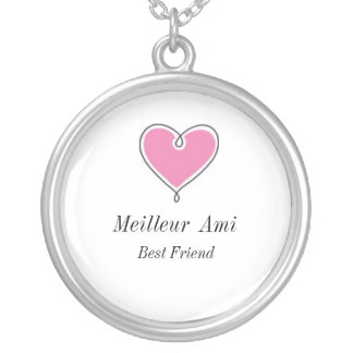 Best Friend : Meilleur  Ami Heart Necklace