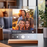 Best Friend Personalized Acrylic Song Photo Plaque Acrylic Sign<br><div class="desc">Best Friend Personalized Template Acrylic Song Plaque Sign — Discover the perfect personalized birthday gift for your best friend, BFF, girlfriend, boyfriend, or loved one! Capture your special moments with a custom song and photo acrylic sign, and include a private message for that extra touch. This thoughtful gift is ideal...</div>