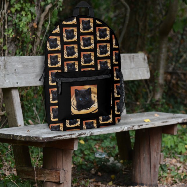 Best Friend Pet Photo Pattern School Backpack  (Creator Uploaded)