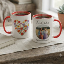 Best Friend Photo Gift with Floral Heart