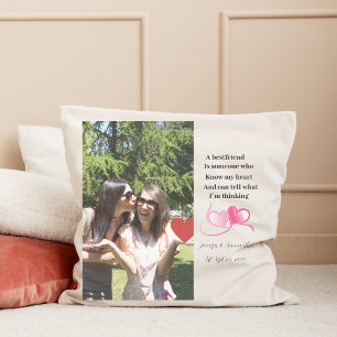Best Friend Photo Pillow   Custom Friendship 