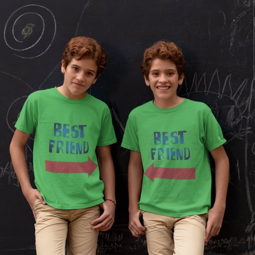 Best Friend Pointing Red Arrow T_Shirt