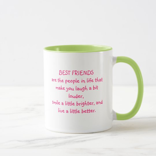 Best Friend Quote Mug | Zazzle.com