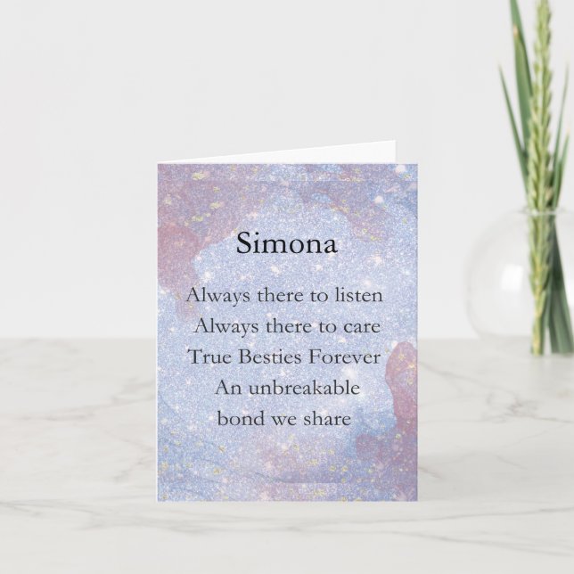 Best Friend’s Forever Cute Gifts For Best Friend’s Note Card (Front)