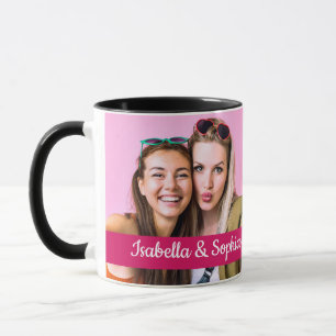 Best Friend Since modern two pictures template BFF Mug