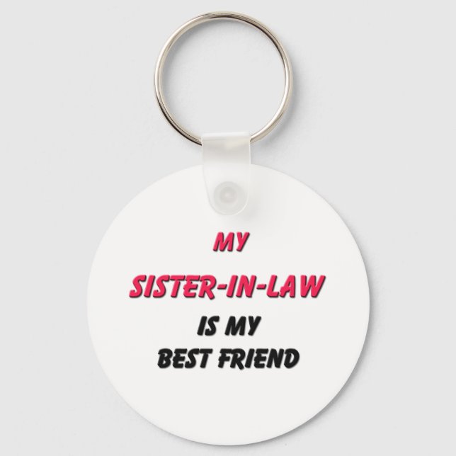 Best Friend Sister-in-Law Keychain (Front)