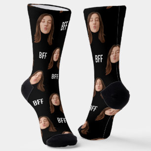Best Friend Socks BFF Gift Socks Custom Face Socks