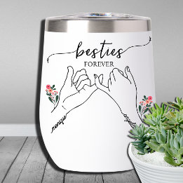 Best Friend Tumbler - Customized Besties Forever