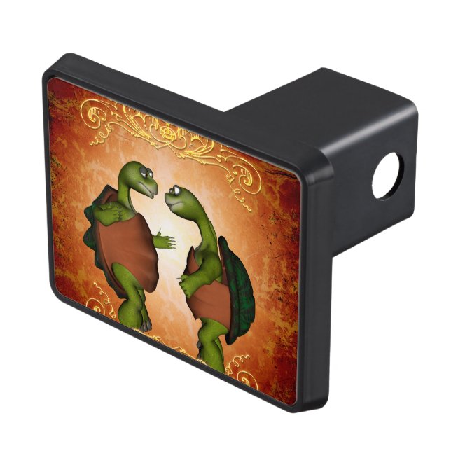 Best friend, Turtles talk to each other Hitch Cover (Top Right)