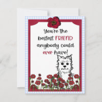 Best Friend Wonderful Wizard of OZ Toto Card 
