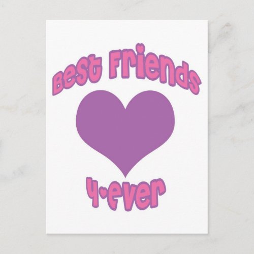Best Friends 4_Ever Postcard