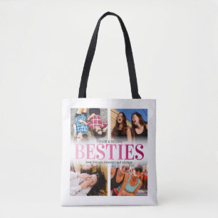 Best Friends 4x Photo Besties Tote Bag