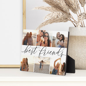 Best Friends 6 Photo Collage Plaque