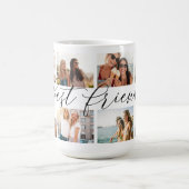 Best Friends 8 Photo Collage Coffee Mug (Center)
