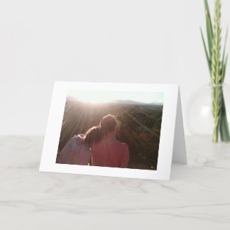 Best Friends and a Sunset Card