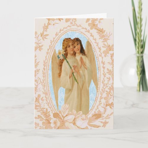 Best Friends Angels Easter Card