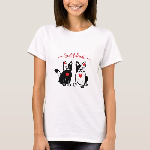 Best Friends Animal T_Shirt
