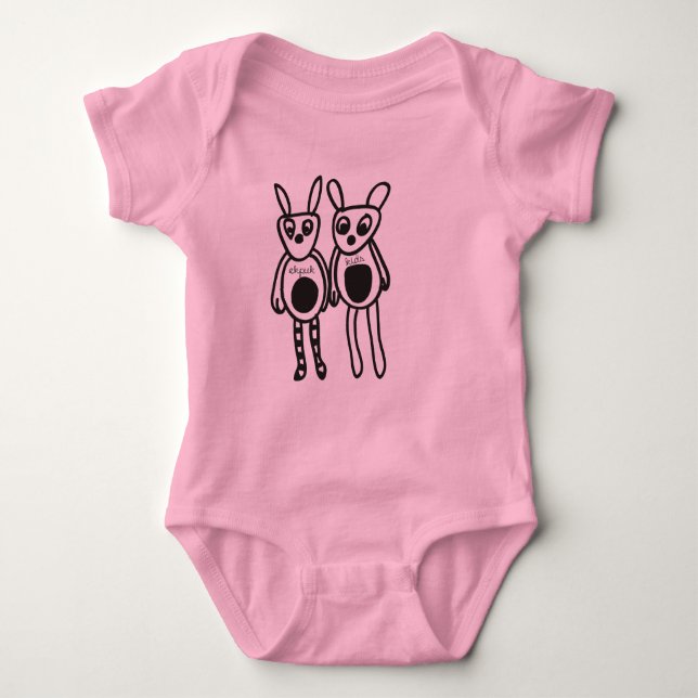 Best  Friends Baby Bodysuit (Front)