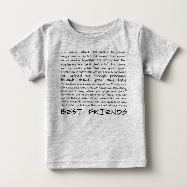 Best friends baby T-Shirt (Front)