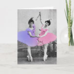 Best Friends Ballerinas Greeting Card at Zazzle