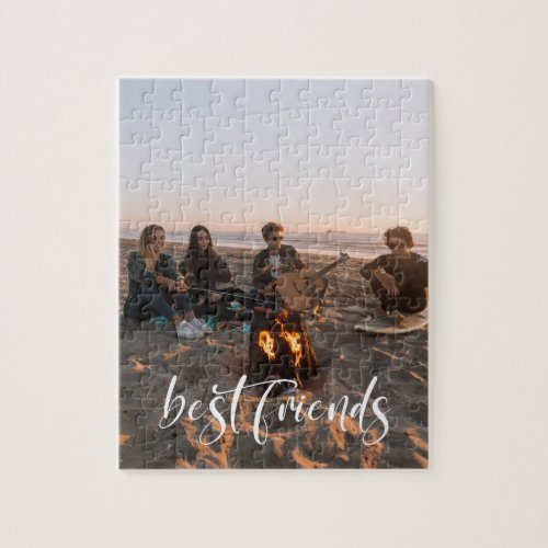 Best Friends Besties BFF Photo Keepsake Jigsaw Jigsaw Puzzle
