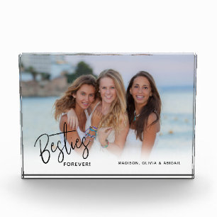 Best Friends Besties Forever Horizontal Photo Block