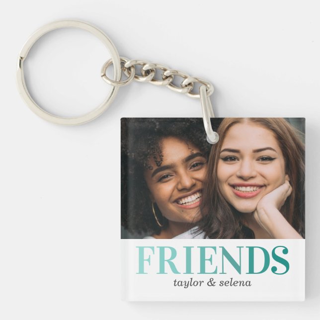 Best Friends | Besties Photo Keychain (Front)