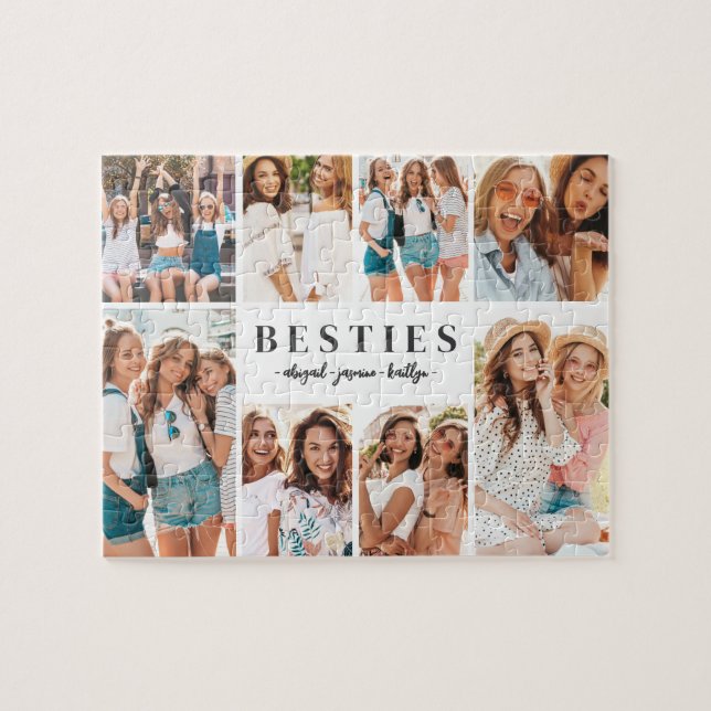 Best Friends BFF Photo Jigsaw Puzzle (Horizontal)