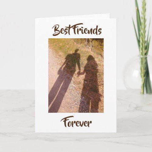 BEST FRIENDS BIRTHDAY_BEST FRIENDS FOREVER SHADOWS CARD