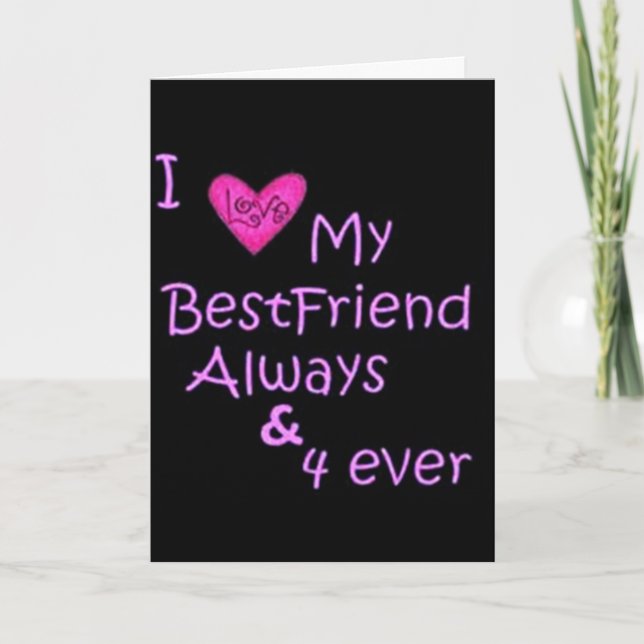 **BEST FRIENDS** BIRTHDAY CARD (Front)