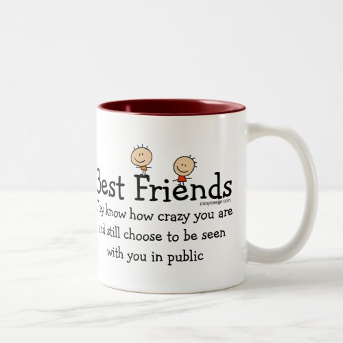 Best Friends both sides Two_Tone Coffee Mug