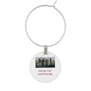 best friends bridesmaid bride girly photo pin text wine charm