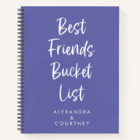 Best Friends Bucket List Personalized Periwinkle