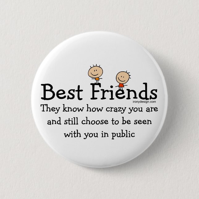 Best Friends Button (Front)