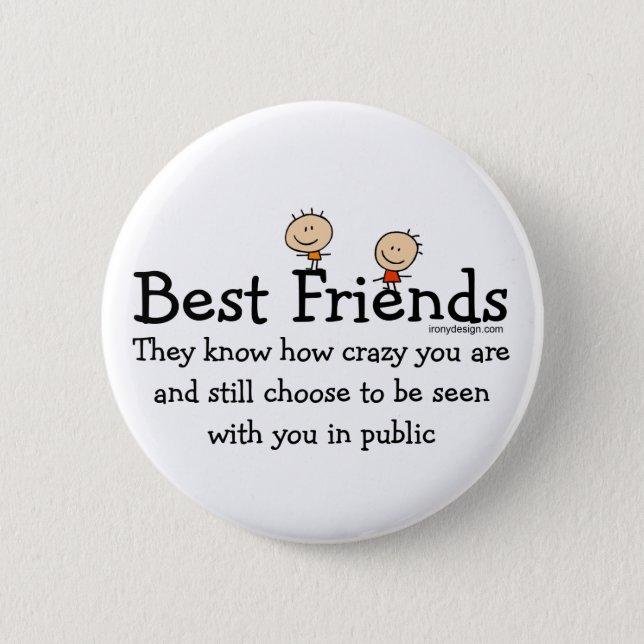 Best Friends Button (Front)