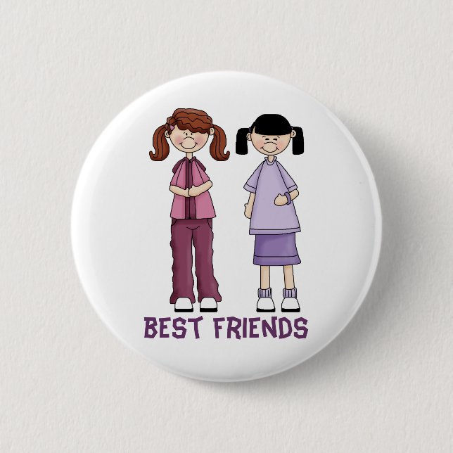 Best Friends-Button Pinback Button (Front)