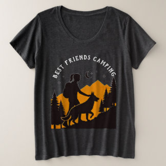 Best friends camping plus size T-Shirt