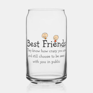 Best Friends Can Glass