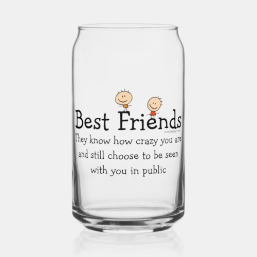 Best Friends Can Glass