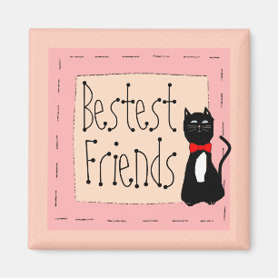 Best Friends-Cat Magnet