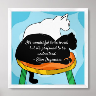 Best Friends Cats Framed Art