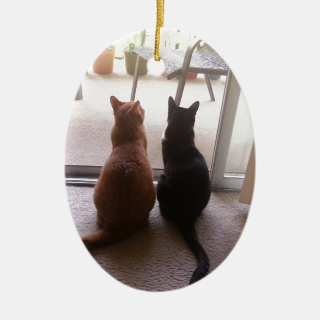 Best Friends Ceramic Ornament (Front)