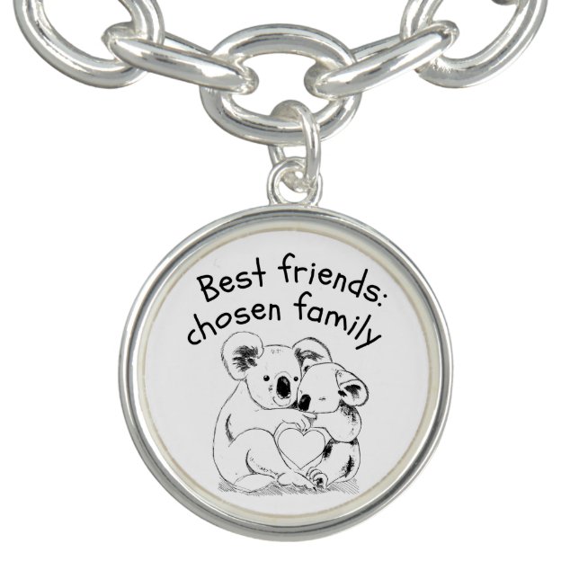 Best Friends, Chosen Family-Koala Charm Bracelet (Design)