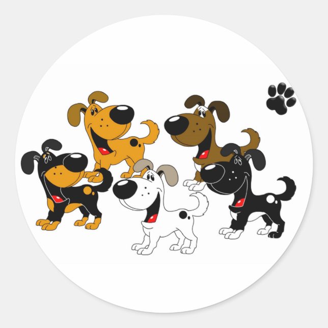 Best Friends! Classic Round Sticker (Front)