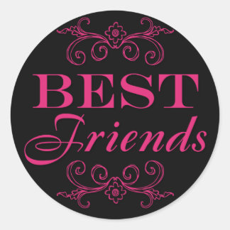Best Friends Classic Round Sticker
