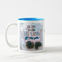 Best Friends Coffee Mug, Personalized Friends Mug