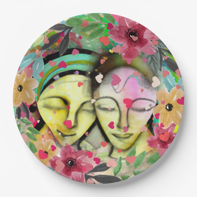Best Friends Collection Paper Plates (Front)
