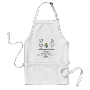 Best Friends Collection Transparent Adult Apron