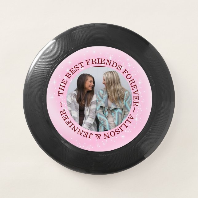 Best Friends Custom Photo Wham-O Frisbee (Front)